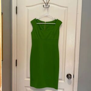 Anthracite beautiful bright green dress 2